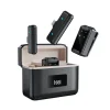 Hot-selling SX22 Dual-Receiver Wireless Lavalier Microphone Omni-directional Plastic 20Hz-20KHz Frequency Response for iPhone