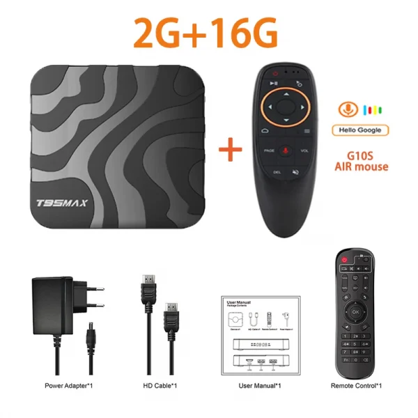 TV Box T95 Max Smart Android 14 H618 Ram 8GB Rom 64GB 128GB Set Top Box Dual Wifi 2.4G&5G 6K HDR10 BT AV1 Media Player Fast Box