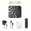 TV Box T95 Max Smart Android 14 H618 Ram 8GB Rom 64GB 128GB Set Top Box Dual Wifi 2.4G&5G 6K HDR10 BT AV1 Media Player Fast Box
