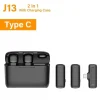 Roreta Wireless Lavalier Microphone Audio Video Recording Mini Mic Plug Play For Smartphone Android iPhone Live Broadcast