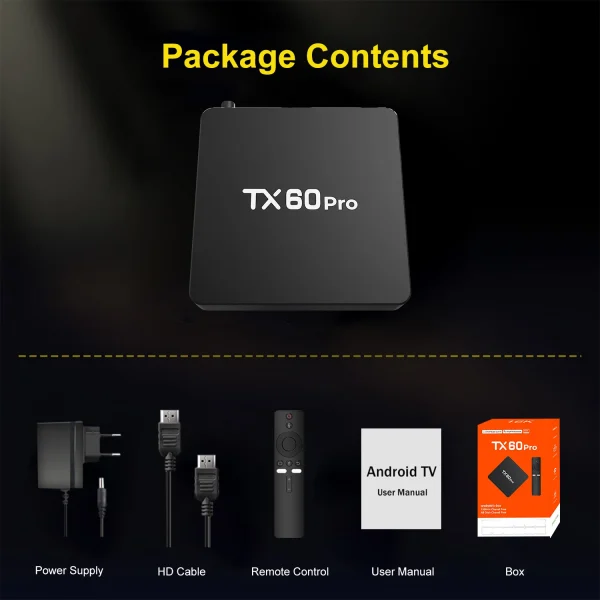 Velec Smart TV Box Android 16 16+256GB 4K Video Decoding High-End Streaming with Dual-Band WiFi Home Entertainment Media Player