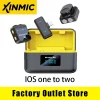 XinMic Q9 Head Clear Reception Intelligent Noise Reduction Mini Wireless Lavalier Microphone Live Broadcast PC With Charging Box