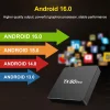 Velec Smart TV Box Android 16 16+256GB 4K Video Decoding High-End Streaming with Dual-Band WiFi Home Entertainment Media Player