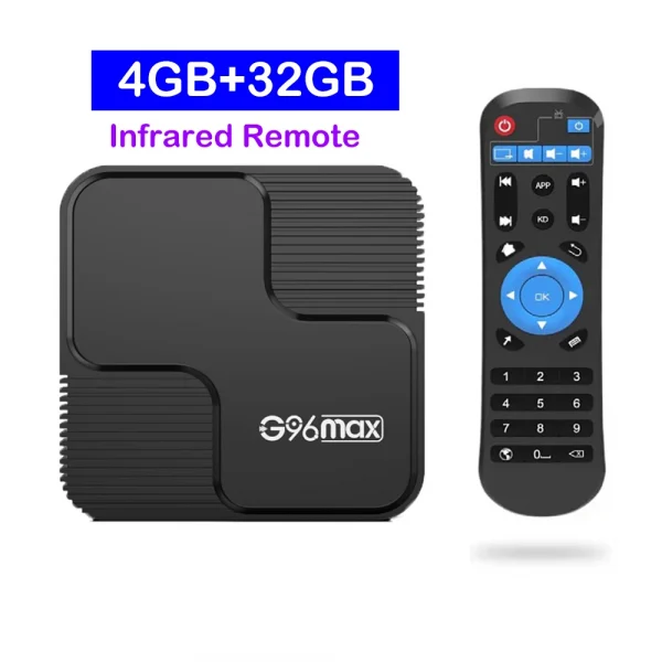 Newest Android 14 Smart TV Box 8K Ultra HD H618 Dual Band Wifi 5G 4GB 8GB Ram 64GB 128GB Netflix Set Top Box Media Player G96Max